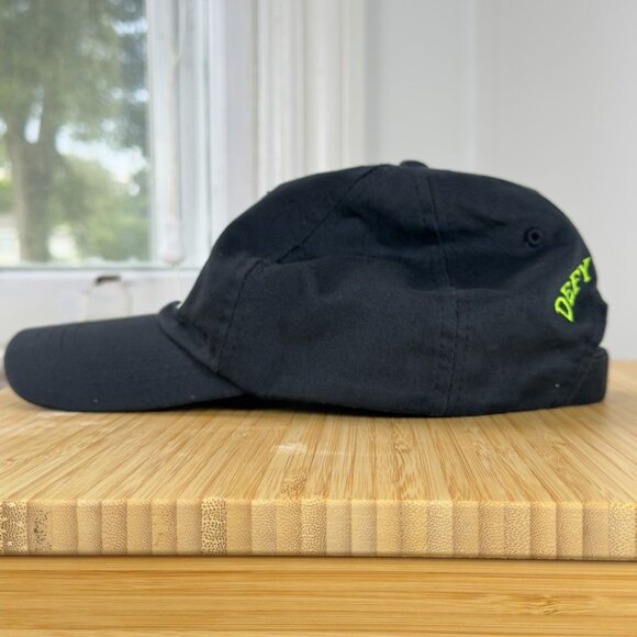 Wicked Vintage 2011 Defy Gravity  Black Cotton Baseball Cap Green Witch - Picture 3 of 4